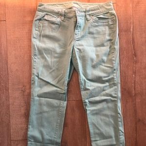 LOFT Mint Green/Turquoise Jeans